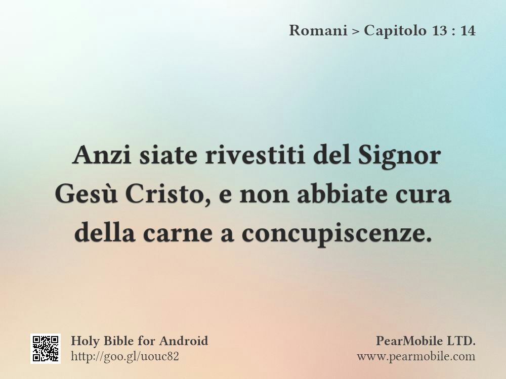 Romani, Capitolo 13:14